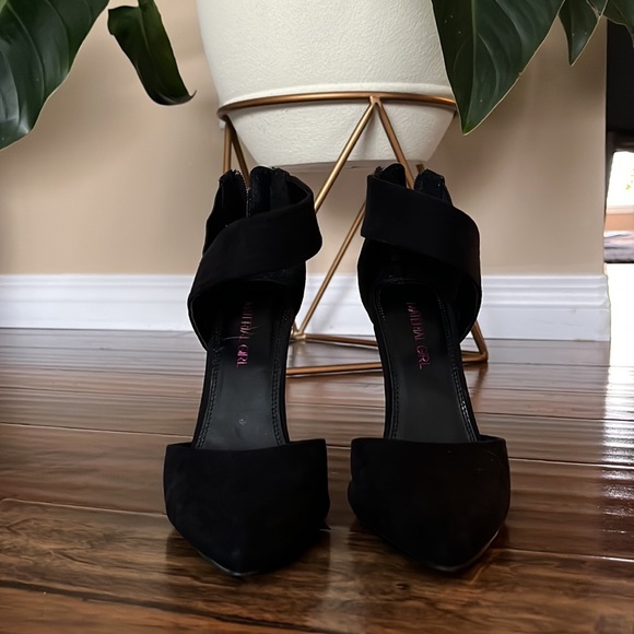 Stunning black stilettos with ankle zip - Picture 3 of 5